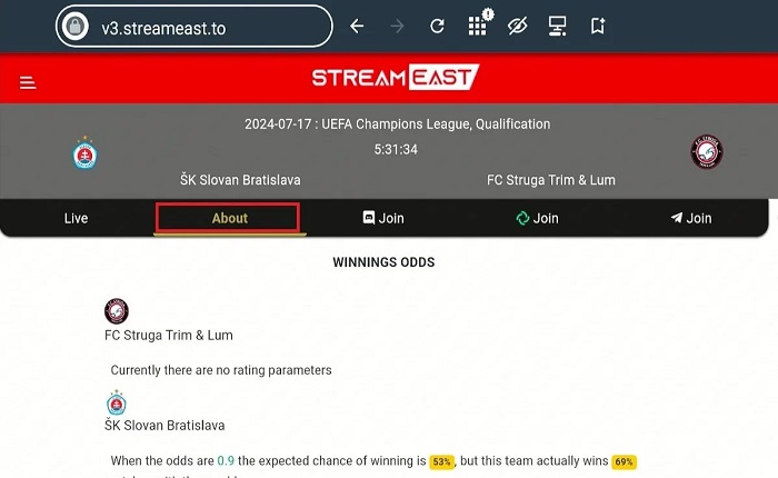 Streameast Live