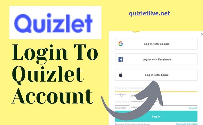 quizlet login