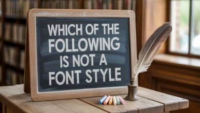 which of the following is not a font style? Learn to Spot the Odd One Out